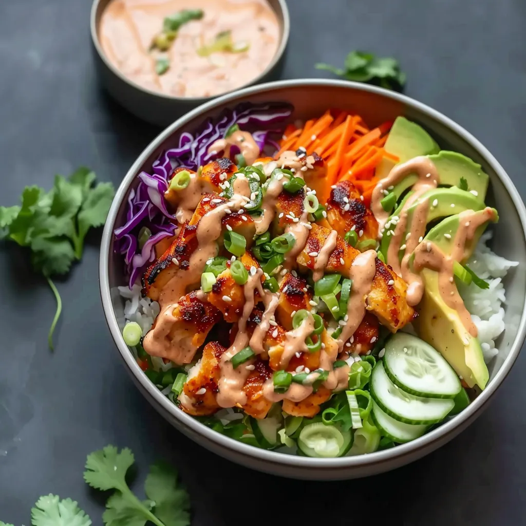 A bowl of food with a spoon in it.