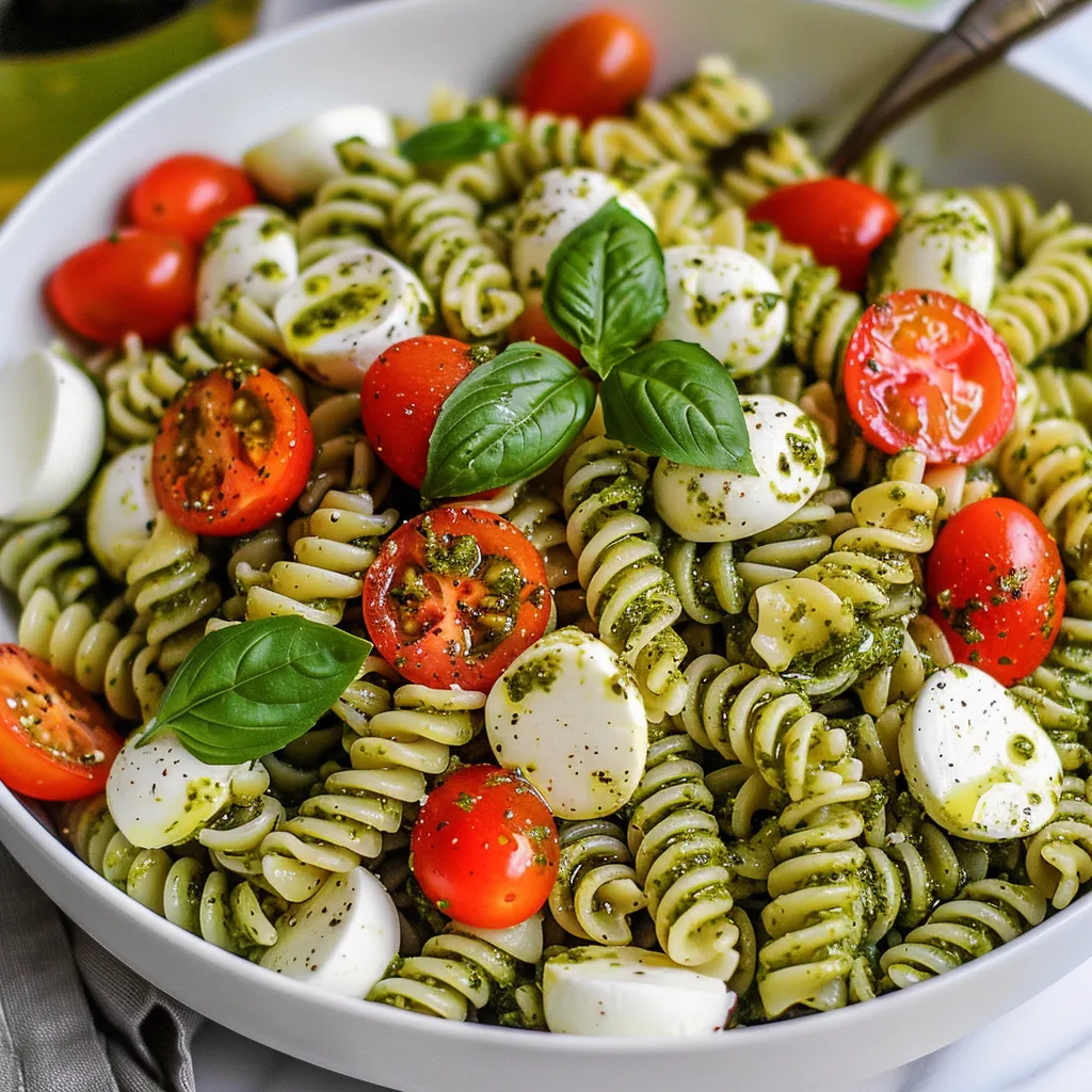 A bowl of pasta with tomatoes and cheese.