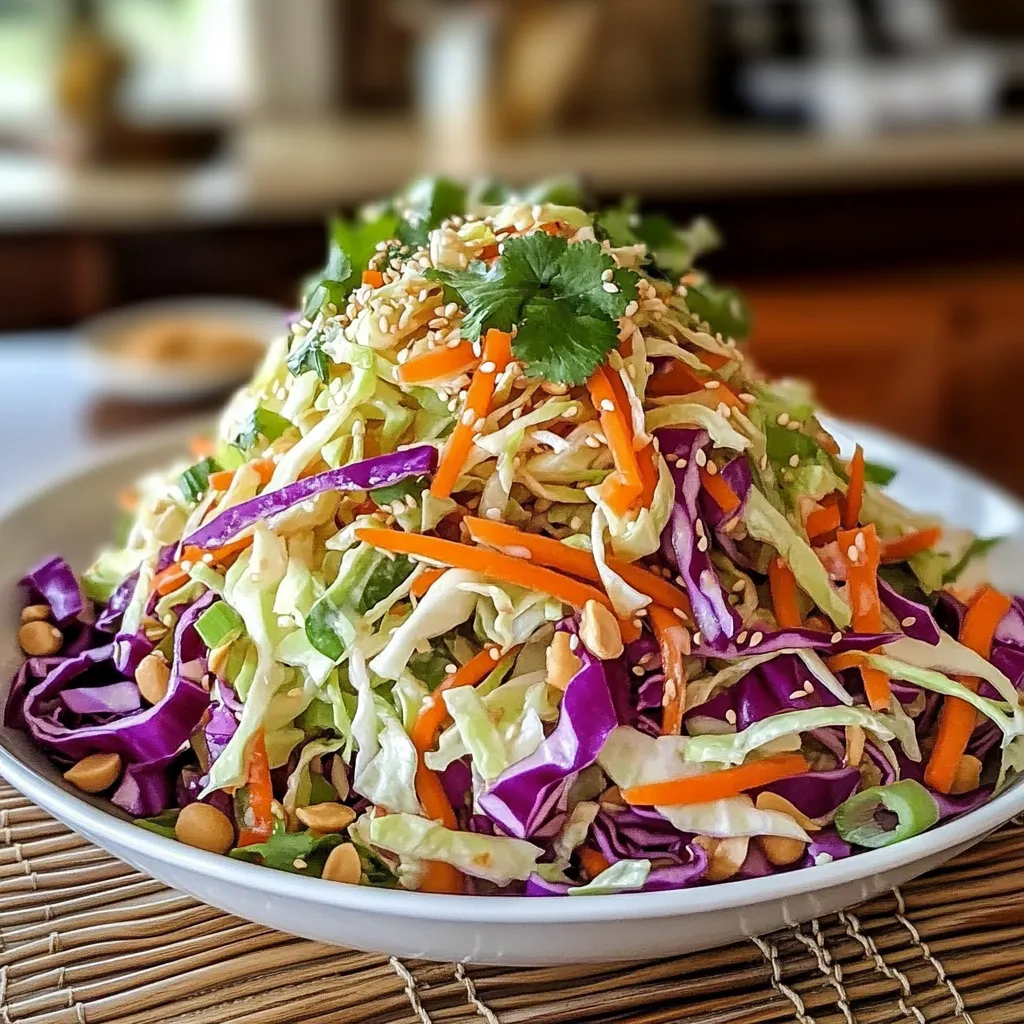 A plate of food with a salad on top.