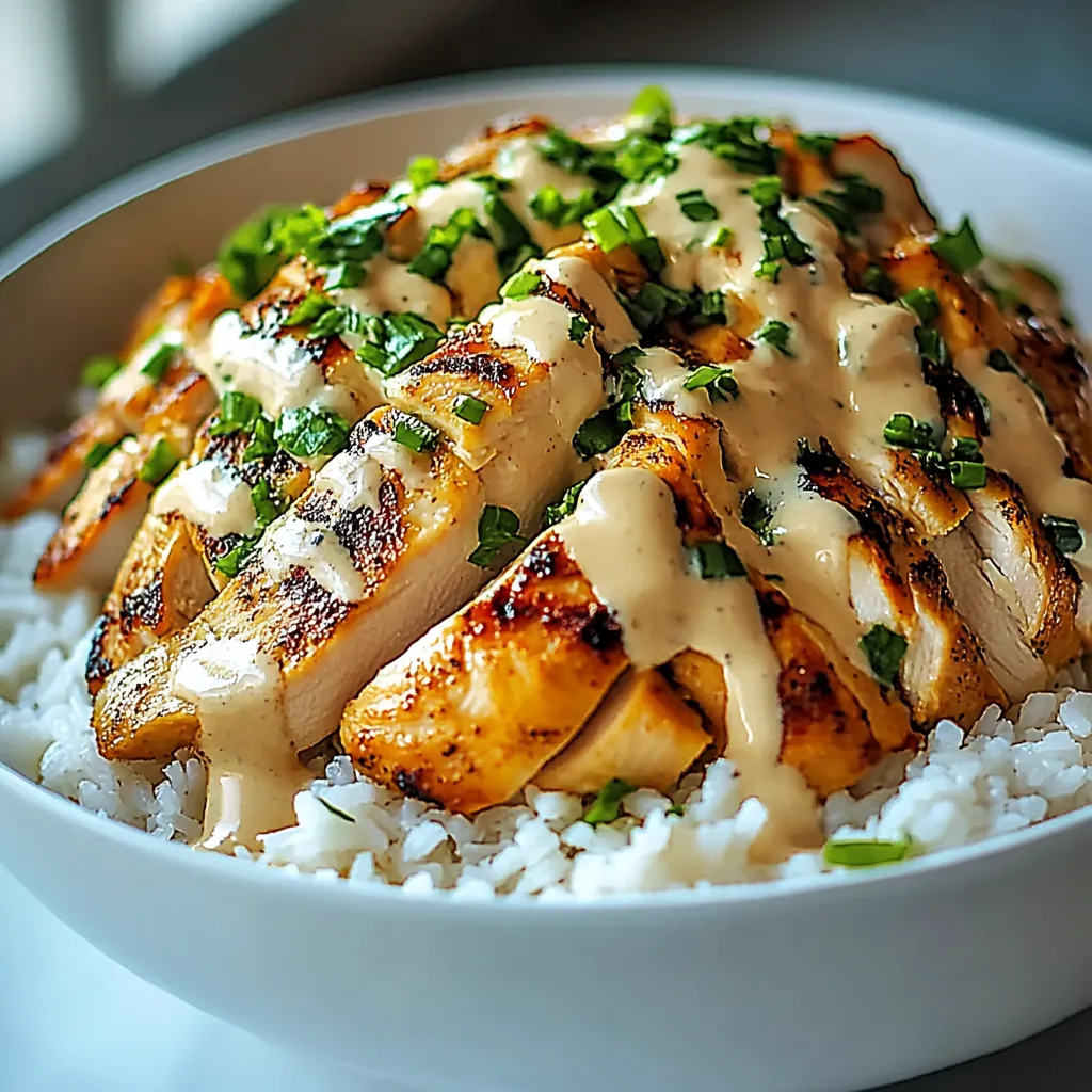 A bowl of chicken with sauce.