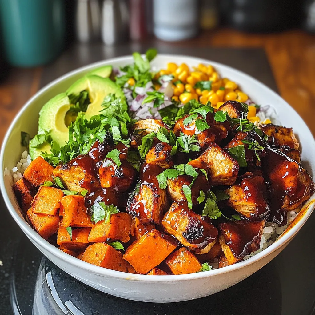 A bowl of food with meat and vegetables.