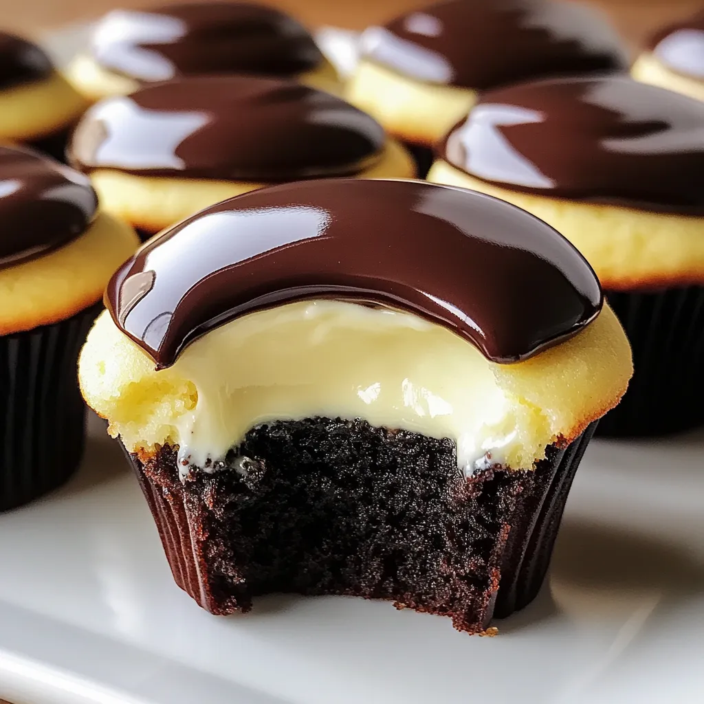 A chocolate cupcake with white frosting.