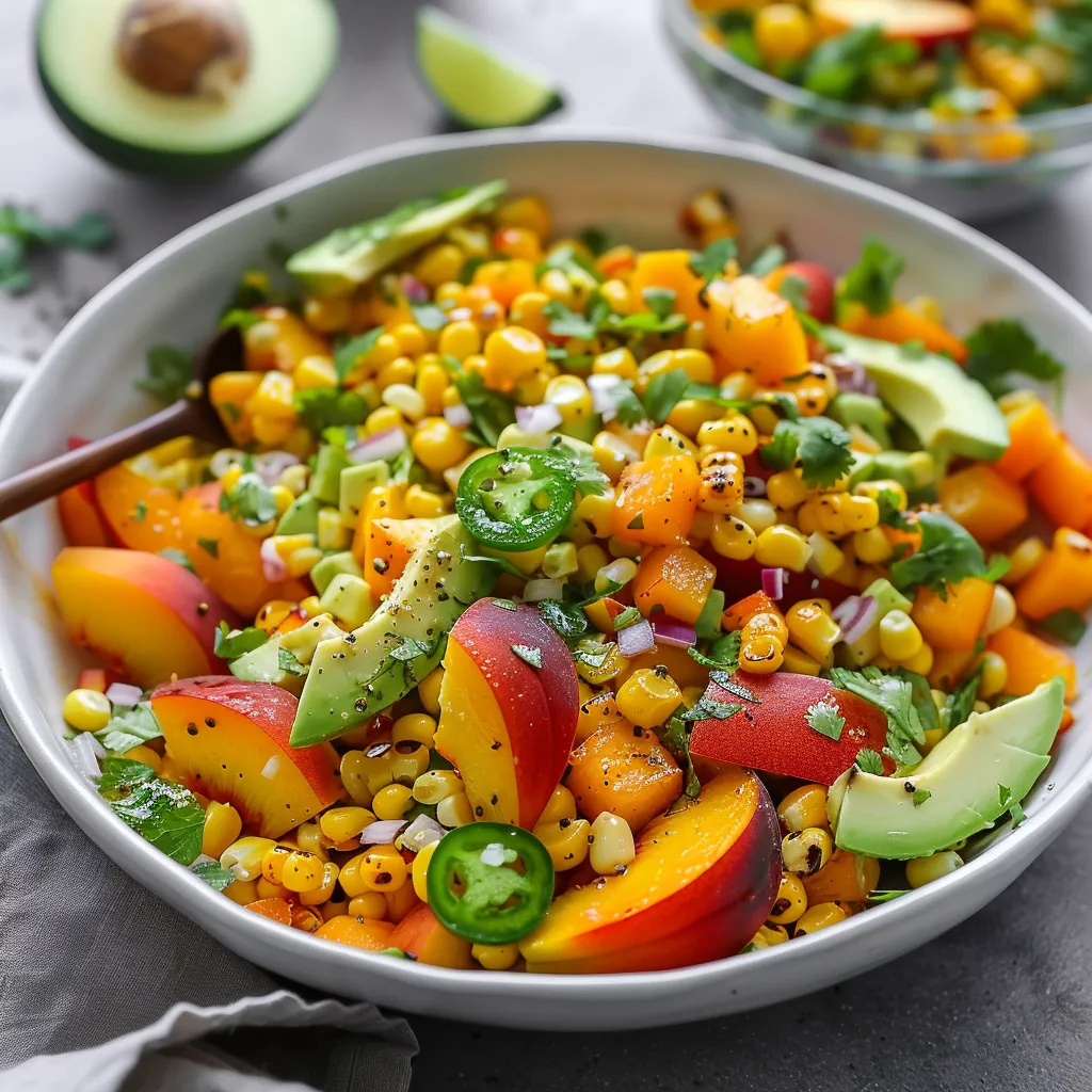 A bowl of food with a spoon in it.