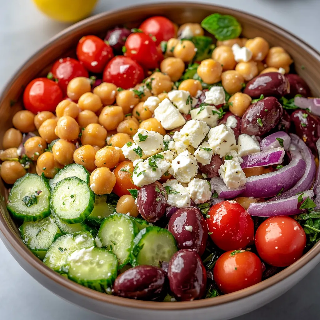 A bowl of vegetables including tomatoes, cucumbers, and beans.