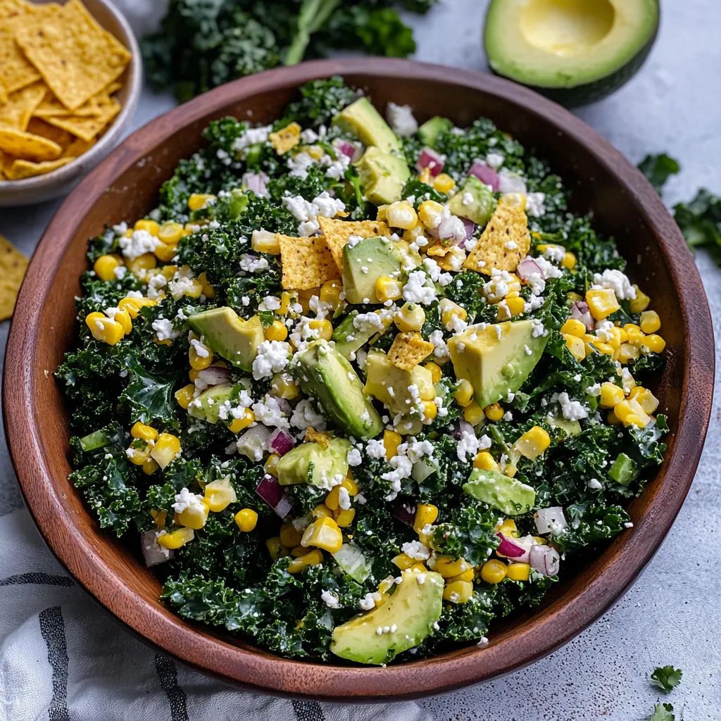 A bowl of vegetables with corn, avocado, and cheese.