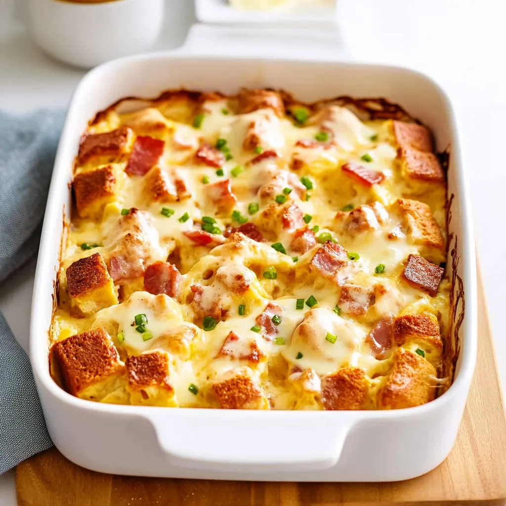 A white bowl filled with a cheesy dish.