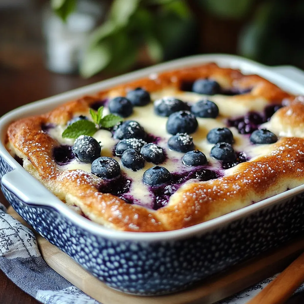 A blueberry crumble with a blueberry on top.