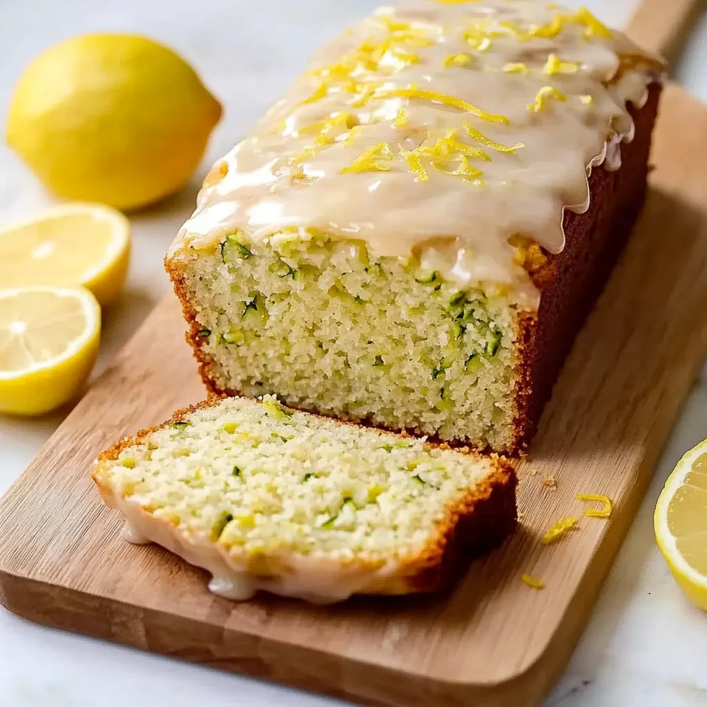 A slice of lemon cake with lemon wedges on the side.