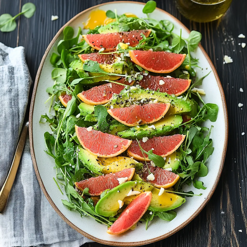 A plate of food with a salad and fruit.