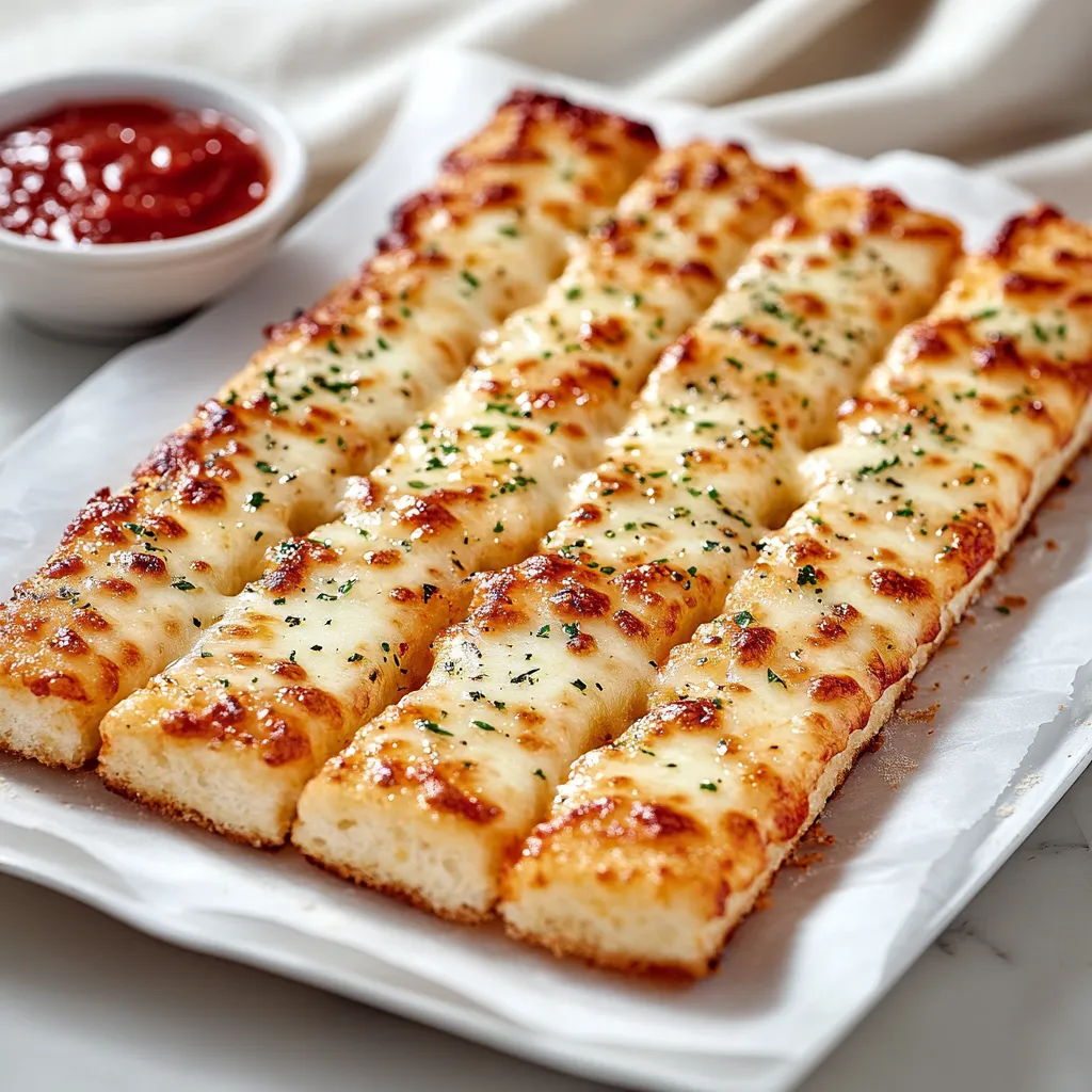 A white plate with cheese sticks on it.