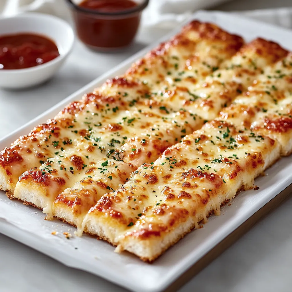A plate of pizza with a side of ketchup.