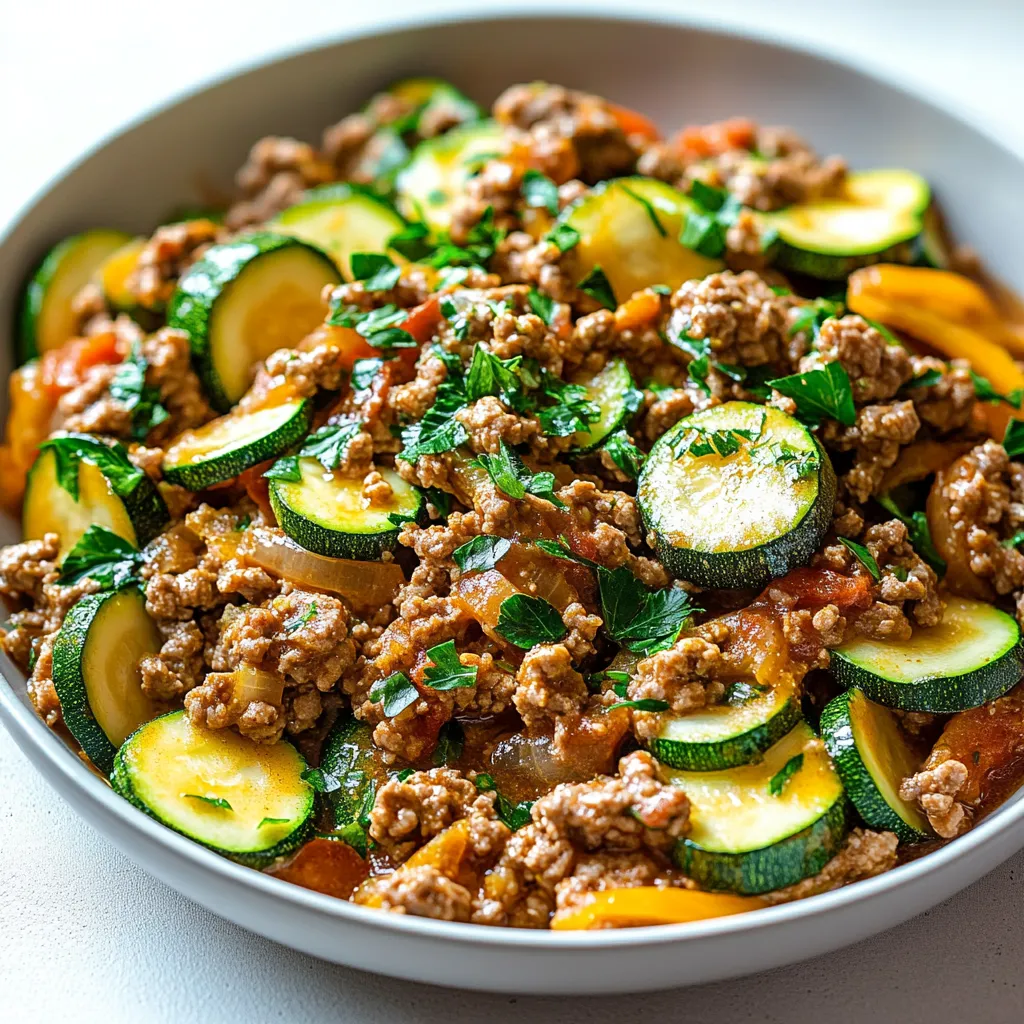 A bowl of food with meat and vegetables.