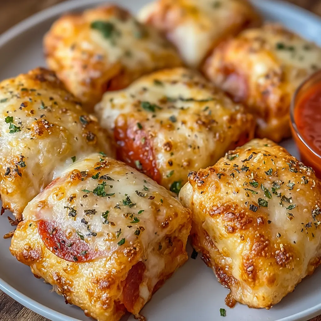 A plate of cheese sticks with marinara sauce.