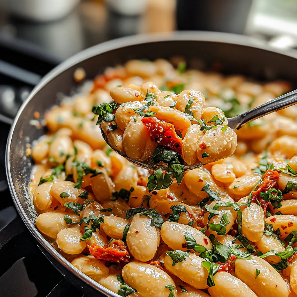 A spoon is in a pot of food.