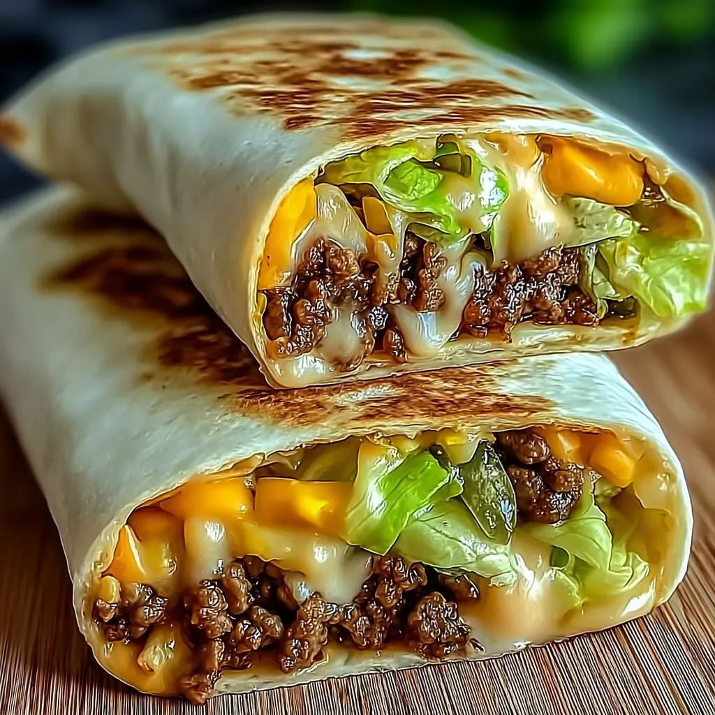 A burrito with lettuce and cheese.
