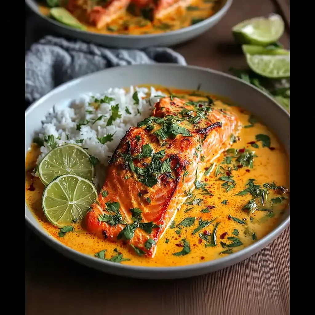A plate of food with fish and rice.