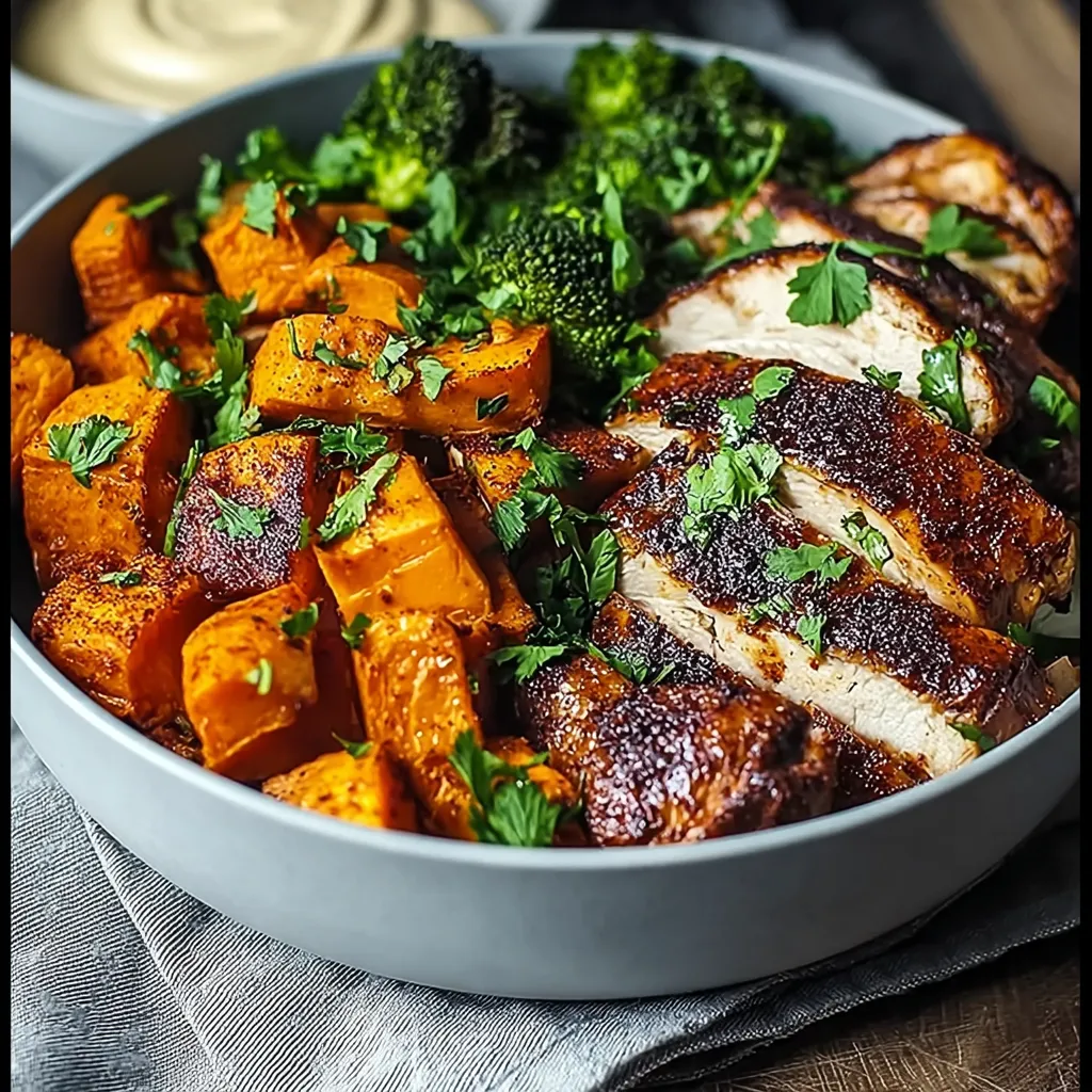 A bowl of food with broccoli, carrots, and meat.